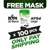 (FREE🔥) 100pcs BOTN KF94 Large / Black - EXP Jan 2026