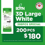 BOTN KF94 3D Large White – 200pcs special