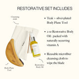 Body Plane Set – Smooth Skin Kit – exfoliator, body-oil, gift-box