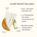 Body Plane Set – Smooth Skin Kit – exfoliator, body-oil, gift-box