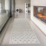 Tigris Swiss Cross Modern Area Rug – geometric style, minimalist design, contemporary