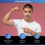 Upgraded Boron Nano Mineral Liquid Supplement Maximum Bioavailability Hormone Support Energy Focus, Nano Minerals, Testosterone Support, Cognitive Health