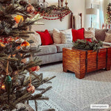 Burdette Soft Neutral Farmhouse Rug – cozy texture, modern pattern, versatile décor