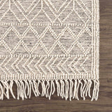 Ramsbury Wool-Blend Farmhouse Area Rug – handwoven, geometric, cozy
