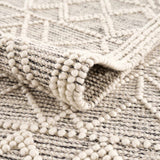 Ramsbury Wool-Blend Farmhouse Area Rug – handwoven, geometric, cozy