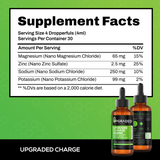 Upgraded Charge Nano Electrolyte Hydration Formula Maximum Bioavailability Energy Support, Instant Hydration, Electrolyte Balance, Mental Clarity