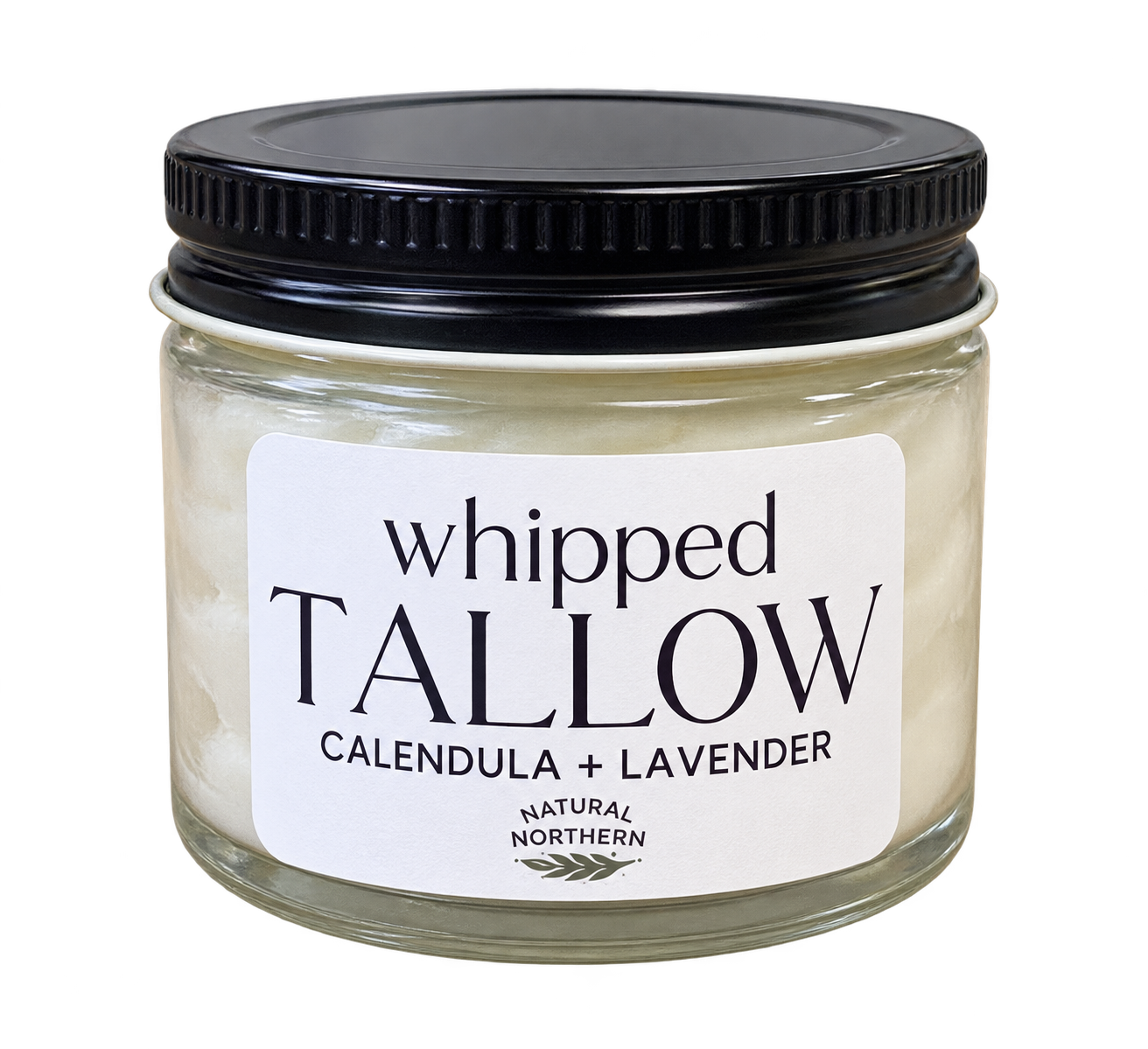 Natural Northern Whipped Tallow Balm for Deep Moisture & Skin Barrier Support - Calendula, Jojoba, Family Care
