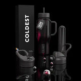 COLDEST 24oz Limitless Ultra V8 Insulated Water Bottle – Leakproof, Floating Design, Multi-Lid Hydration System, stainless steel, cupholder friendly, cirkul compatible