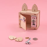 Combination Lock Box & Phone Holder DIY Kit, Educational STEM Toy – Mechanics, Problem-Solving, Security