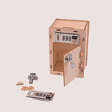 Combination Lock Box DIY Kit, Educational STEM Toy – Mechanical, Puzzle, Engineering