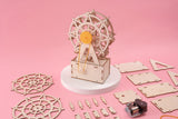 Music Box Ferris Wheel DIY Kit, Educational STEM Toy – Creativity, Crafting, Melody