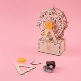 Music Box Ferris Wheel DIY Kit, Educational STEM Toy – Creativity, Crafting, Melody