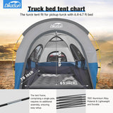 Portable Pickup Truck Bed Tent for 5.5-6.7 ft Truck Beds - Outdoor Camping Shelter, Weather-Resistant Camping Tent, Family Adventure Gear