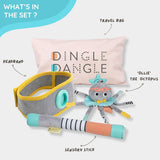 Dingle Dangle Diaper Changing Distractor – Hands-Free Baby Mobile — sensory distractor, diaper time aid, baby calming tool