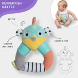 Deluxe Dingle Dangle Baby Gift Set – 3-in-1 Sensory Play Bundle — multifunctional, newborn gift, developmental