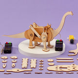 Dinosaur Robot Brachiosaurus DIY Kit, Educational STEM Toy – Robotics, Creativity, Engineering