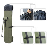 Portable Nylon Fishing Rod and Tackle Storage Bag - Outdoor Gear Organizer, Two-Layer Carry Case, Angling Equipment Carrier