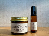 Natural Northern School Night Reset Magnesium Cream & Calm Roll-On Duo - Evening Routine, Botanical Blend, Two-Step Care