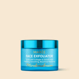 Face Polishing Scrub & Exfoliator for Smooth Hydrated Skin, dual exfoliation, texture refining, collagen care