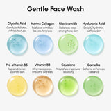 Face Polishing Scrub & Exfoliator for Smooth Hydrated Skin, dual exfoliation, texture refining, collagen care