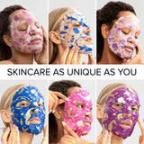 Hydrating Collagen Face Mask Sheet Set – Deep Moisturizing Bamboo Fiber Masks, Spa Skincare Glow- bamboo fiber sheet, hyaluronic hydration, elastic skin care