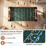 Competition Size Foosball Table with 22 Players and Reinforced Metal Rods, Indoor Soccer Game Table, Family Recreation Centerpiece, Multiplayer Arcade Action