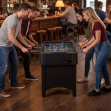 Competition Size Foosball Table with 22 Players and Reinforced Metal Rods, Indoor Soccer Game Table, Family Recreation Centerpiece, Multiplayer Arcade Action