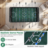 Competition Size Foosball Table with 22 Players and Reinforced Metal Rods, Indoor Soccer Game Table, Family Recreation Centerpiece, Multiplayer Arcade Action
