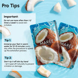 3-in-1 Exfoliating & Hydrating Foot Peel Mask Socks – Baby Soft Feet Treatment, Coconut Oil Care- foot peel socks, callus softening, cracked heel care