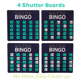 Shutter Bingo Game – reusable cards, family fun, no mess