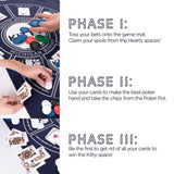 Michigan Rummy – classic card game, family strategy game, poker chips set