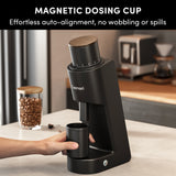 Geimori GU38 Single Dose Coffee Grinder – 38mm Conical Burr Electric Grinder, Stepless Precision Control, Ultra-Slim Metal Coffee Mill-conical burr grinder, single dose system, zero retention design