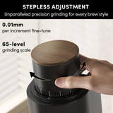 Geimori GU38 Single Dose Coffee Grinder – 38mm Conical Burr Electric Grinder, Stepless Precision Control, Ultra-Slim Metal Coffee Mill-conical burr grinder, single dose system, zero retention design
