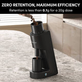 Geimori GU38 Single Dose Coffee Grinder – 38mm Conical Burr Electric Grinder, Stepless Precision Control, Ultra-Slim Metal Coffee Mill-conical burr grinder, single dose system, zero retention design