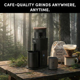Geimori T38 Pro Portable Coffee Grinder – 38mm Conical Burr Precision Mill, Stepless Grind Control, Long-Lasting Battery Grinder-portable grinder, conical burr system, rechargeable coffee mill