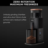 Geimori T38 Pro Portable Coffee Grinder – 38mm Conical Burr Precision Mill, Stepless Grind Control, Long-Lasting Battery Grinder-portable grinder, conical burr system, rechargeable coffee mill