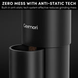 Geimori T38 Plus Portable Coffee Grinder – 38mm Conical Burr Precision Mill, Stepless Grind Control, Zero Retention Coffee Grinder-portable coffee grinder, anti-static system, precision burr grinder