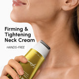Collagen Neck Firming Cream with Gua Sha Massager for Lifting & Smoothing, neck tightening, anti wrinkle care, skin firming