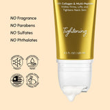Collagen Neck Firming Cream with Gua Sha Massager for Lifting & Smoothing, neck tightening, anti wrinkle care, skin firming