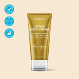 Collagen Neck Firming Cream with Gua Sha Massager for Lifting & Smoothing, neck tightening, anti wrinkle care, skin firming