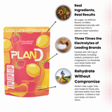 Plan D Strawberry Lemonade Zero Sugar Electrolyte Hydration Drink Mix, Electrolyte Powder, Clean Hydration, Sports Recovery