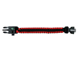 Orange Survival Bracelet 5-in-1 Multifunctional – paracord bracelet, camping gear, emergency tool