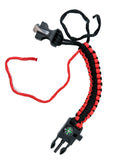 Orange Survival Bracelet 5-in-1 Multifunctional – paracord bracelet, camping gear, emergency tool