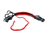 Orange Survival Bracelet 5-in-1 Multifunctional – paracord bracelet, camping gear, emergency tool