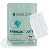 Rescue Patch Hydrocolloid Breakout Dots – acne patches, blemish care, invisible spot covers