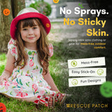 Rescue Patch Plant-Based Mosquito Repellent Patches for Kids – wearable bug repellent, outdoor essentials, essential oil patches