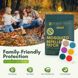 Rescue Patch Plant-Based Mosquito Repellent Patches for Adults – wearable insect repellent, outdoor protection, essential oil patches