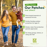 Rescue Patch Plant-Based Mosquito Repellent Patches for Kids – wearable bug repellent, outdoor essentials, essential oil patches