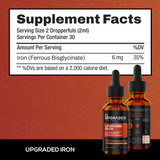 Upgraded Iron Stabilized Nano Minerals - High Absorption, Bioavailable Iron, Daily Mineral Support