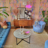 Ramsbury Beige Trellis Wool-Blend Rug – handwoven, textured, artisanal